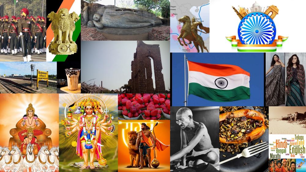 preparing a presentation on rich cultural heritage of india
