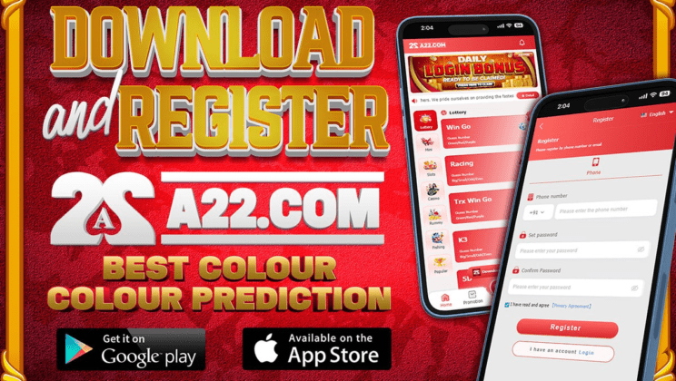 Register and Download A22.com | Best Colour Prediction Game