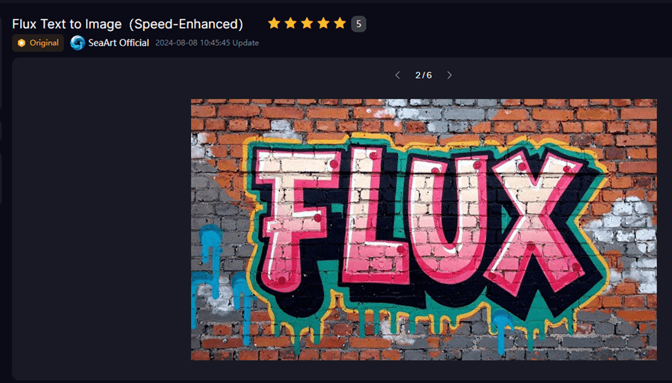 Flux AI Text to Image Generation